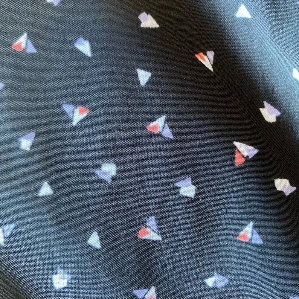black triangle design button down formal NWOT - Picture 3 of 4
